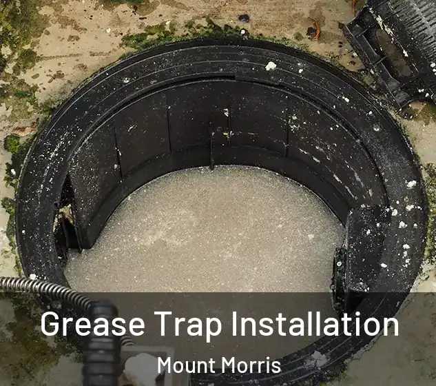  Grease Trap Installation Mount Morris